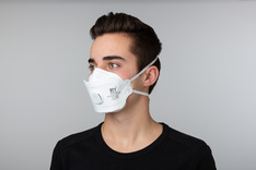 Atemschutzmaske FFP3 NR D mit Ventil (Faltmaske)