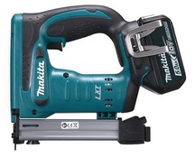 Makita Akku-Tacker DST221RTJ Spannung 18V Kapazität 5Ah Magazinkapazität 98St. Makita Akku-Tacker DST221RTJ Spannung 18V Kapazität 5Ah Magazinkapazität 98St.