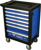 Werkstattwagen, 7 Schubladen und 207 Premium-Werkzeuge, BxTxH 770x470x975 mm, blau Werkstattwagen, 7 Schubladen und 207 Premium-Werkzeuge, BxTxH 770x470x975 mm, blau