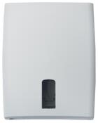 Handtuchspender, ABS-Kunststoffgehäuse, BxT 236x100x300 mm Füllhöhe, 750 Blatt, weiß Handtuchspender, ABS-Kunststoffgehäuse, BxT 236x100x300 mm Füllhöhe, 750 Blatt, weiß