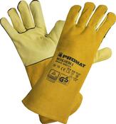 Schweißerhandschuhe Mühlheim II Super Größe 10 gelb EN 388, EN407, EN 12477 PSA-Kategorie II 6 Paar Schweißerhandschuhe Mühlheim II Super Größe 10 gelb EN 388, EN407, EN 12477 PSA-Kategorie II 6 Paar