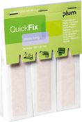 Pflasterstrips, für QuickFix,Inhalt 30 Stück, Länge 120 mm,Breite 20 mm, elastisch, Einzeleinsatz + Refill Pflasterstrips, für QuickFix,Inhalt 30 Stück, Länge 120 mm,Breite 20 mm, elastisch, Einzeleinsatz + Refill