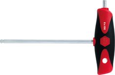 Schraubendreher, Sechskant-Kugelkopf, Schlüsselweite 6 mm, Klingenlänge 150 mm, Klinge mattverchromt, mit Mehrkomponente Schraubendreher, Sechskant-Kugelkopf, Schlüsselweite 6 mm, Klingenlänge 150 mm, Klinge mattverchromt, mit Mehrkomponente